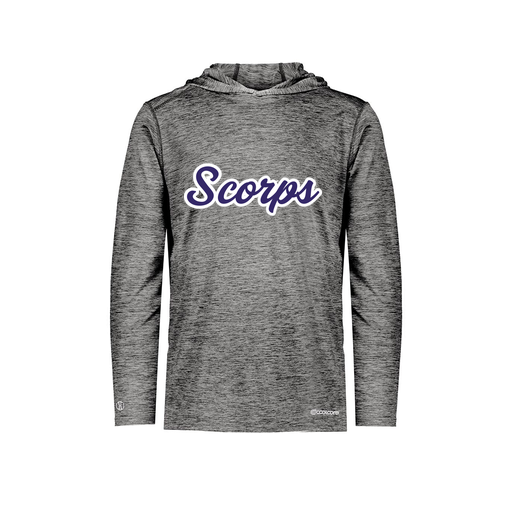 [FOLHCGBK-YS-LOGO3] Decker Youth Charge Hoodie (Youth S, Black, Logo 3)